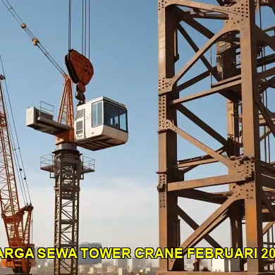 harga sewa tower crane februari 2025